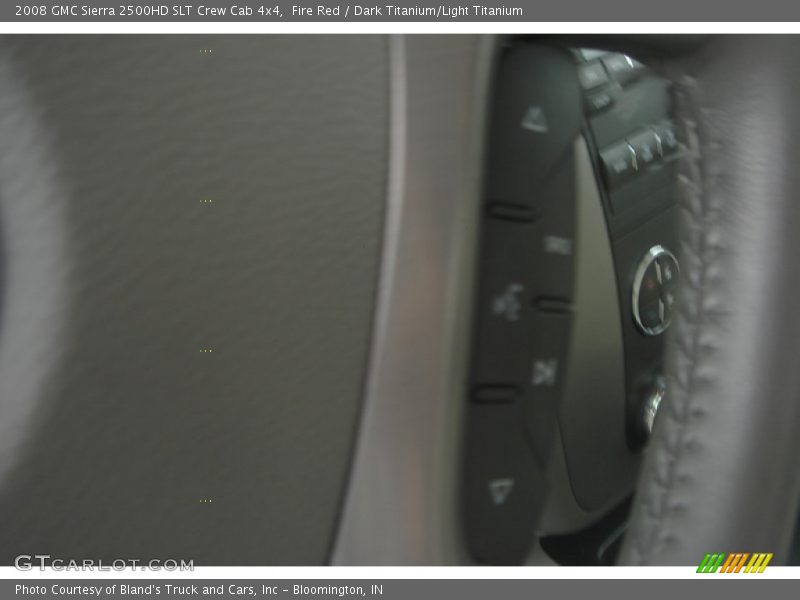 Fire Red / Dark Titanium/Light Titanium 2008 GMC Sierra 2500HD SLT Crew Cab 4x4