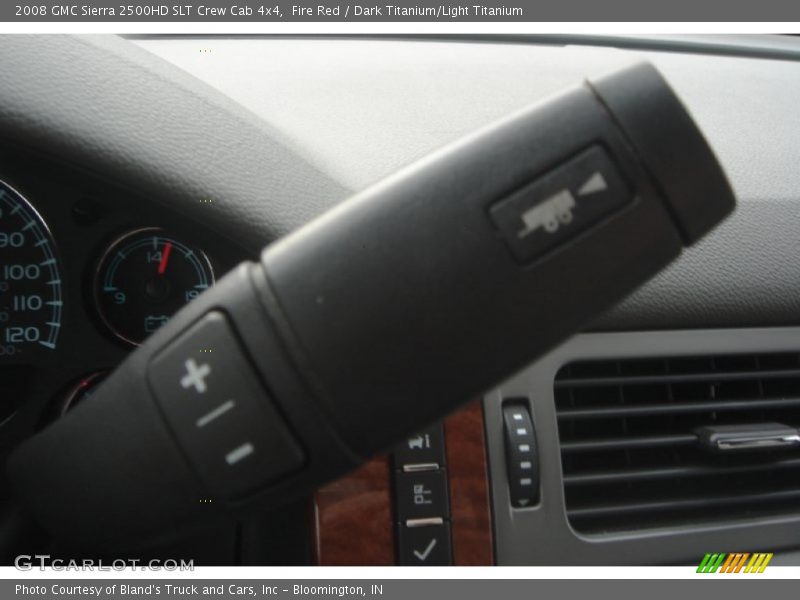 Fire Red / Dark Titanium/Light Titanium 2008 GMC Sierra 2500HD SLT Crew Cab 4x4