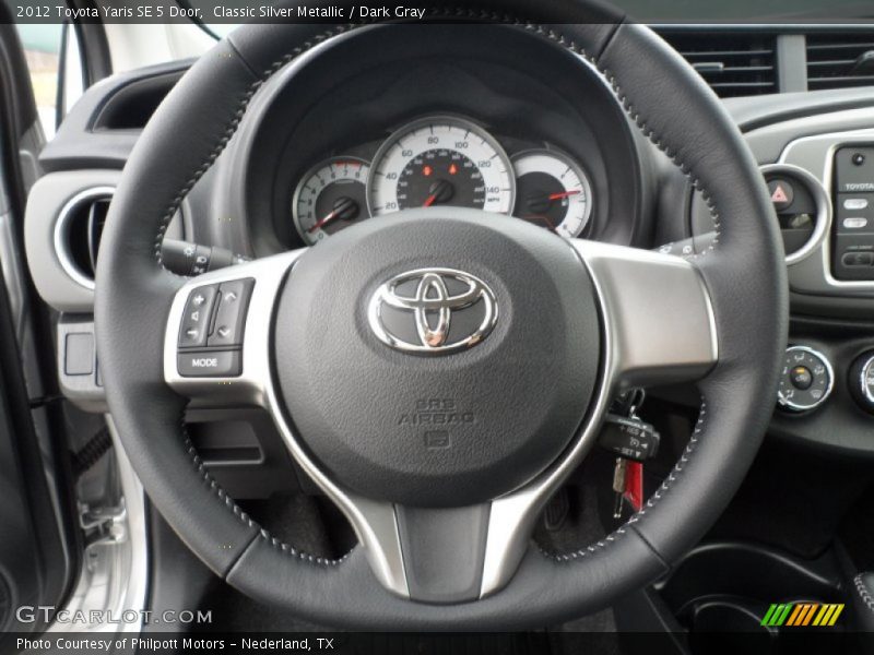  2012 Yaris SE 5 Door Steering Wheel