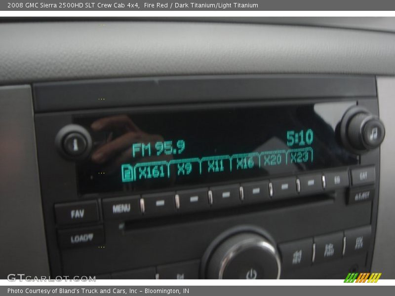 Fire Red / Dark Titanium/Light Titanium 2008 GMC Sierra 2500HD SLT Crew Cab 4x4