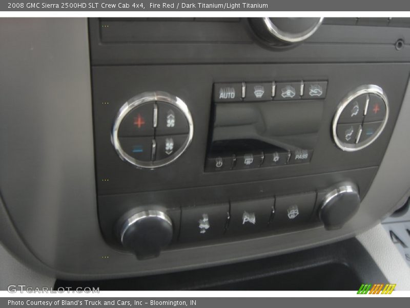 Fire Red / Dark Titanium/Light Titanium 2008 GMC Sierra 2500HD SLT Crew Cab 4x4