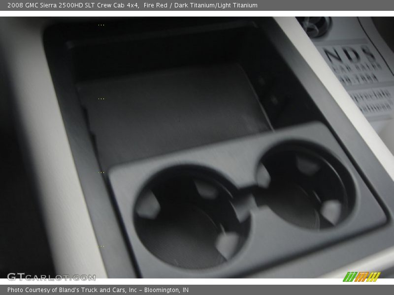 Fire Red / Dark Titanium/Light Titanium 2008 GMC Sierra 2500HD SLT Crew Cab 4x4