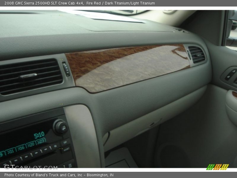 Fire Red / Dark Titanium/Light Titanium 2008 GMC Sierra 2500HD SLT Crew Cab 4x4