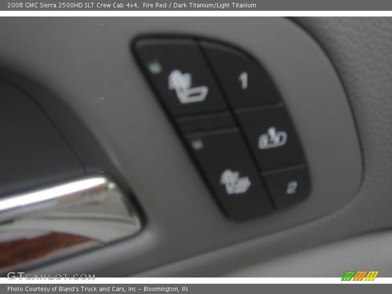 Fire Red / Dark Titanium/Light Titanium 2008 GMC Sierra 2500HD SLT Crew Cab 4x4