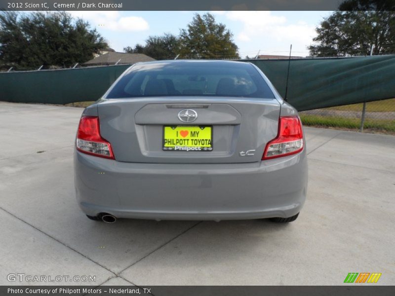 Cement / Dark Charcoal 2012 Scion tC