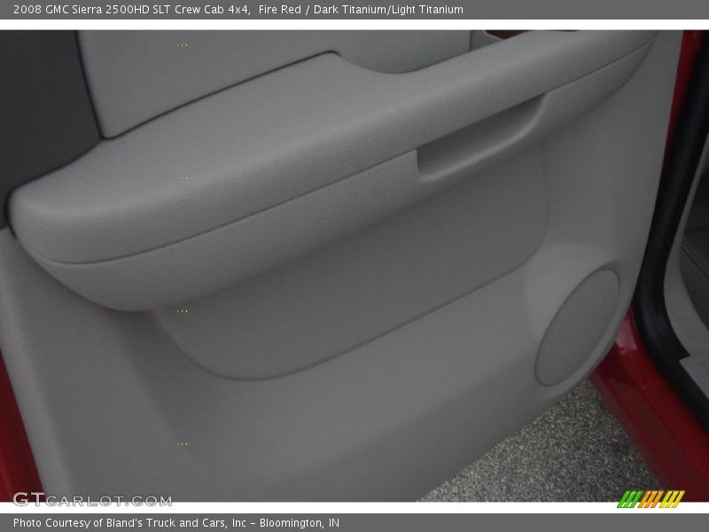 Fire Red / Dark Titanium/Light Titanium 2008 GMC Sierra 2500HD SLT Crew Cab 4x4