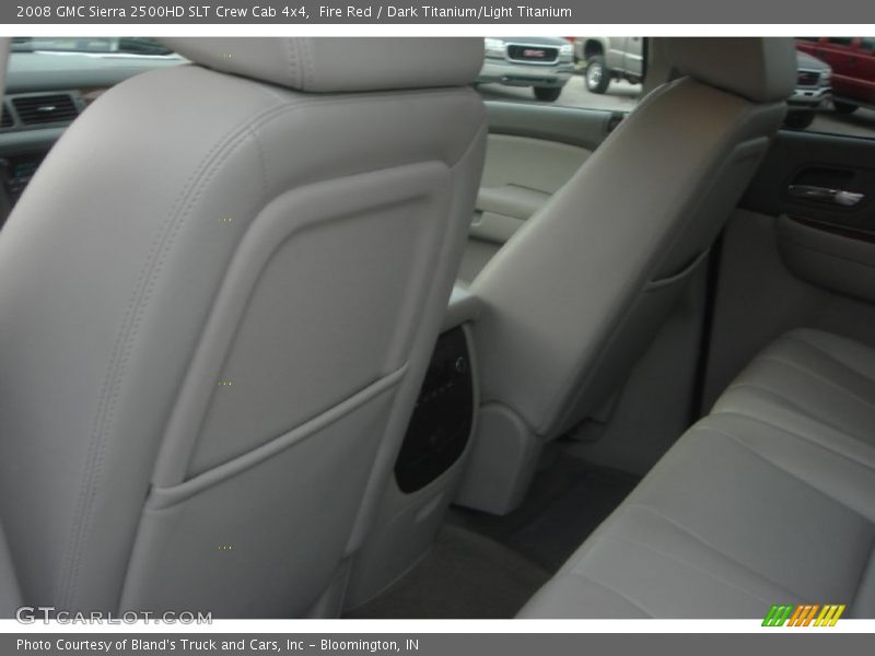 Fire Red / Dark Titanium/Light Titanium 2008 GMC Sierra 2500HD SLT Crew Cab 4x4