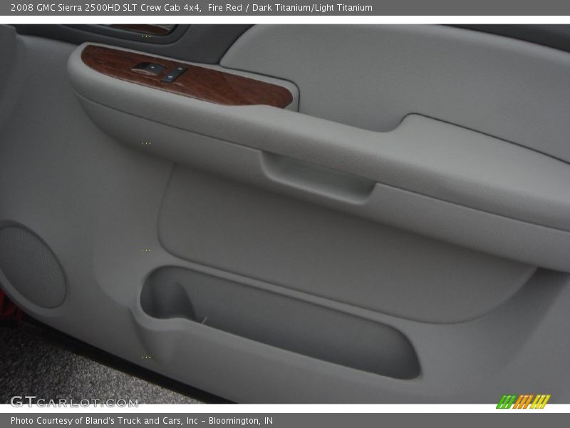 Fire Red / Dark Titanium/Light Titanium 2008 GMC Sierra 2500HD SLT Crew Cab 4x4