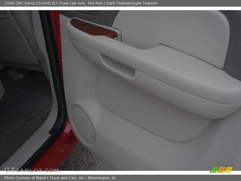 Fire Red / Dark Titanium/Light Titanium 2008 GMC Sierra 2500HD SLT Crew Cab 4x4
