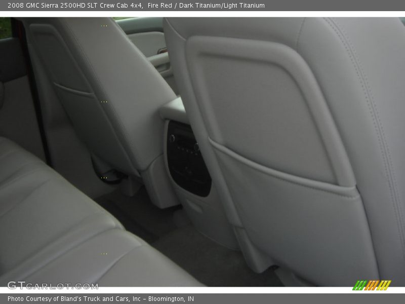 Fire Red / Dark Titanium/Light Titanium 2008 GMC Sierra 2500HD SLT Crew Cab 4x4