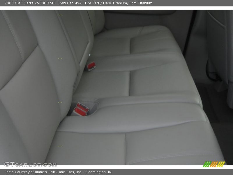 Fire Red / Dark Titanium/Light Titanium 2008 GMC Sierra 2500HD SLT Crew Cab 4x4