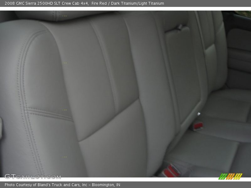Fire Red / Dark Titanium/Light Titanium 2008 GMC Sierra 2500HD SLT Crew Cab 4x4