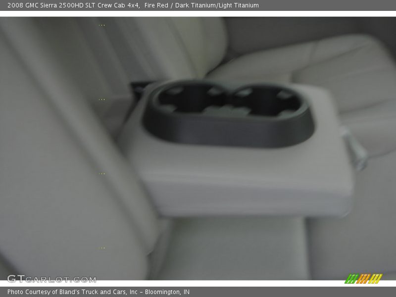 Fire Red / Dark Titanium/Light Titanium 2008 GMC Sierra 2500HD SLT Crew Cab 4x4