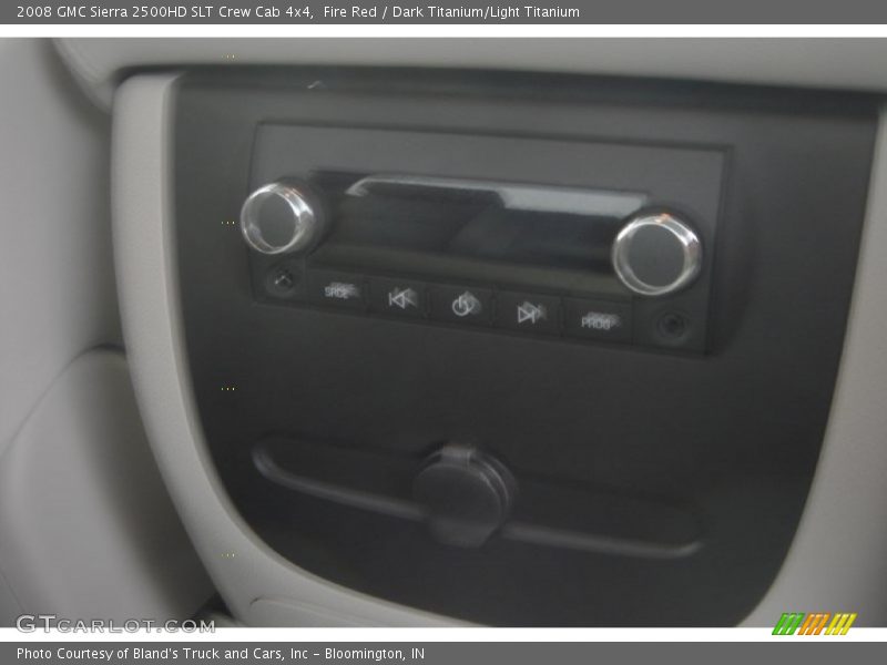 Fire Red / Dark Titanium/Light Titanium 2008 GMC Sierra 2500HD SLT Crew Cab 4x4