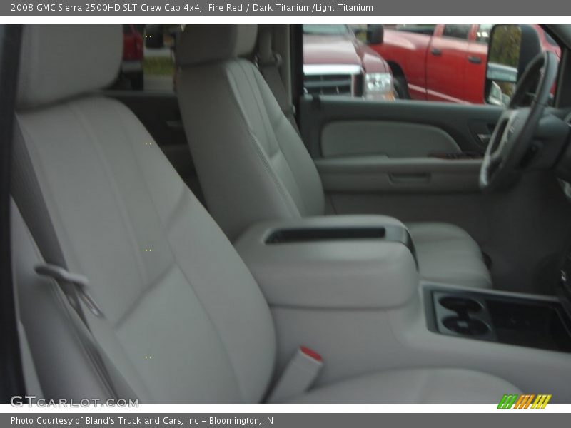 Fire Red / Dark Titanium/Light Titanium 2008 GMC Sierra 2500HD SLT Crew Cab 4x4