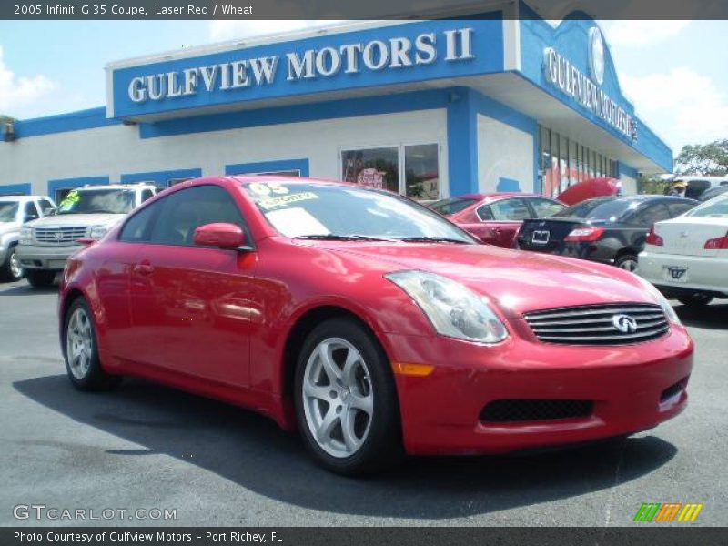 Laser Red / Wheat 2005 Infiniti G 35 Coupe