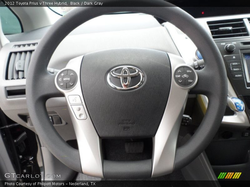  2012 Prius v Three Hybrid Steering Wheel