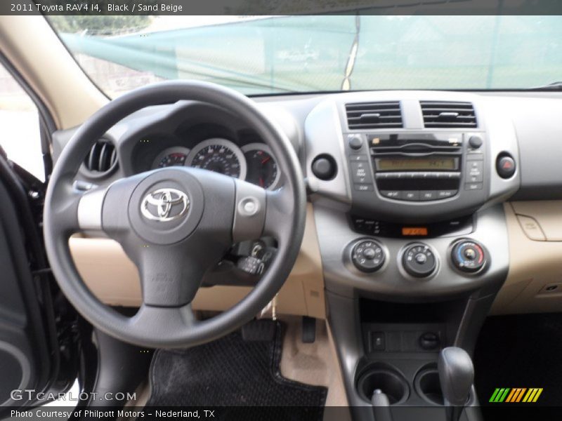 Black / Sand Beige 2011 Toyota RAV4 I4
