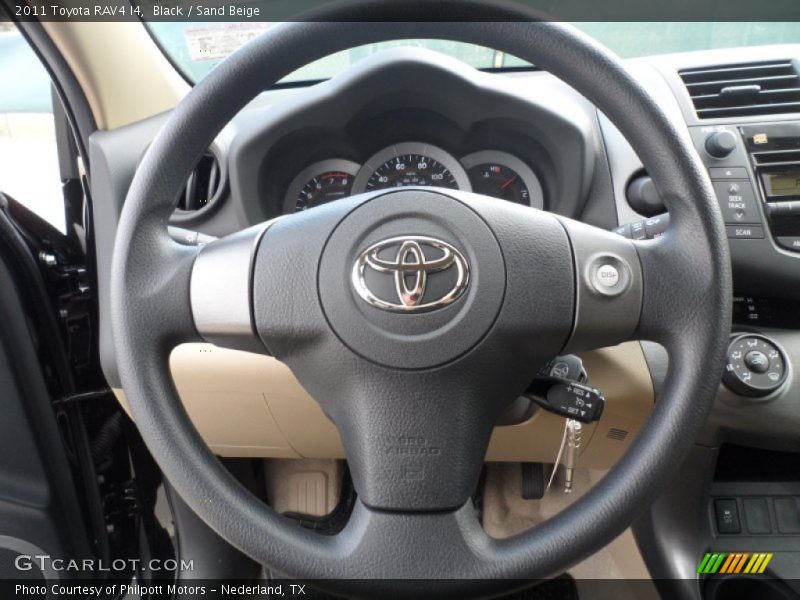 Black / Sand Beige 2011 Toyota RAV4 I4