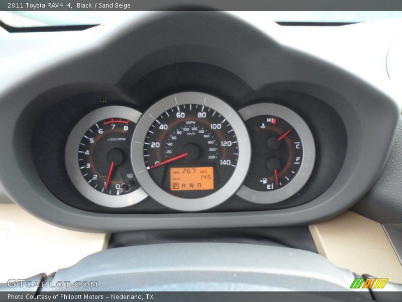 Black / Sand Beige 2011 Toyota RAV4 I4