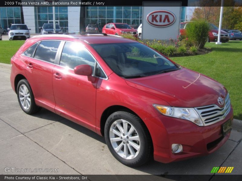 Barcelona Red Metallic / Ivory 2009 Toyota Venza AWD