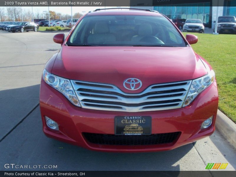Barcelona Red Metallic / Ivory 2009 Toyota Venza AWD