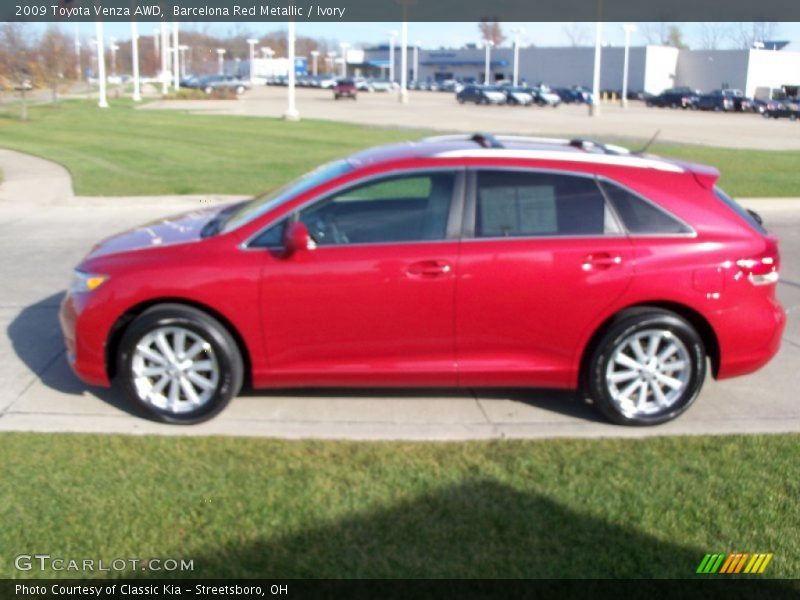 Barcelona Red Metallic / Ivory 2009 Toyota Venza AWD