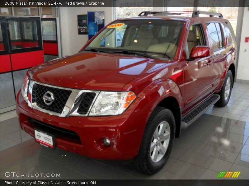 Red Brawn / Graphite 2008 Nissan Pathfinder SE 4x4