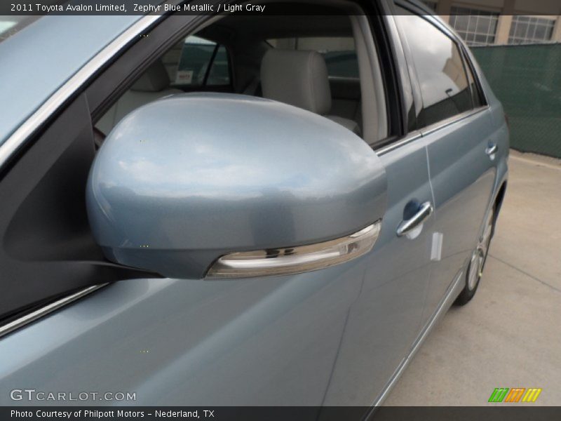 Zephyr Blue Metallic / Light Gray 2011 Toyota Avalon Limited
