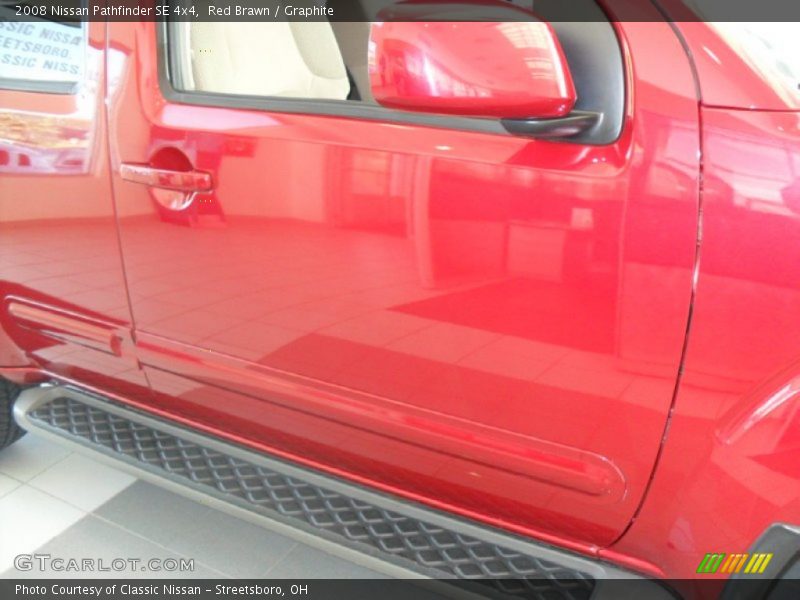 Red Brawn / Graphite 2008 Nissan Pathfinder SE 4x4