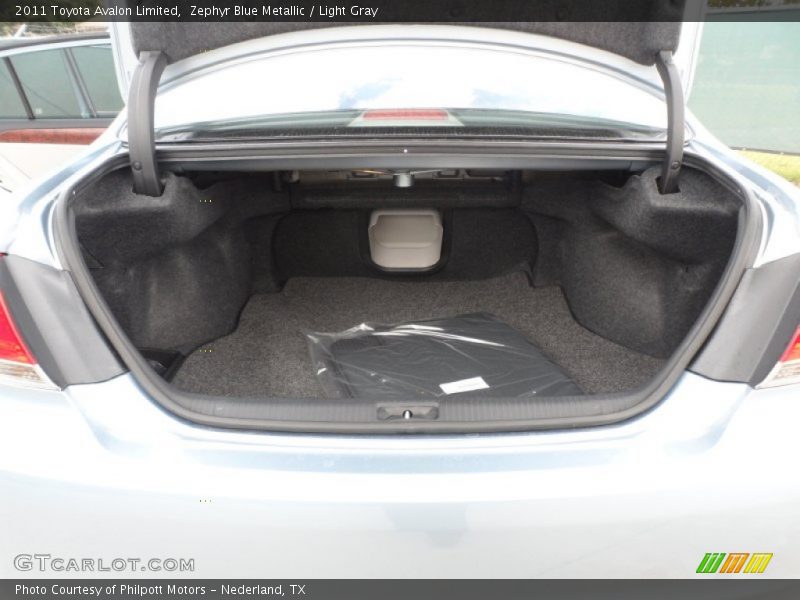 Zephyr Blue Metallic / Light Gray 2011 Toyota Avalon Limited
