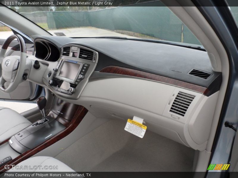 Zephyr Blue Metallic / Light Gray 2011 Toyota Avalon Limited