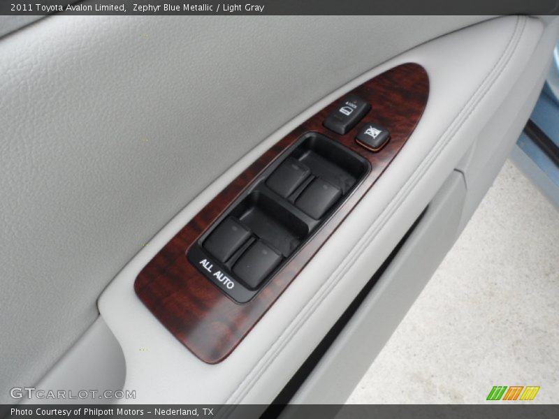 Zephyr Blue Metallic / Light Gray 2011 Toyota Avalon Limited