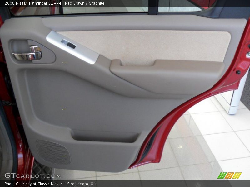 Red Brawn / Graphite 2008 Nissan Pathfinder SE 4x4