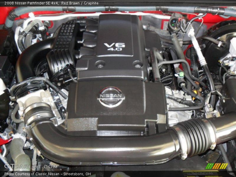 Red Brawn / Graphite 2008 Nissan Pathfinder SE 4x4