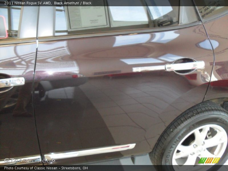 Black Amethyst / Black 2011 Nissan Rogue SV AWD