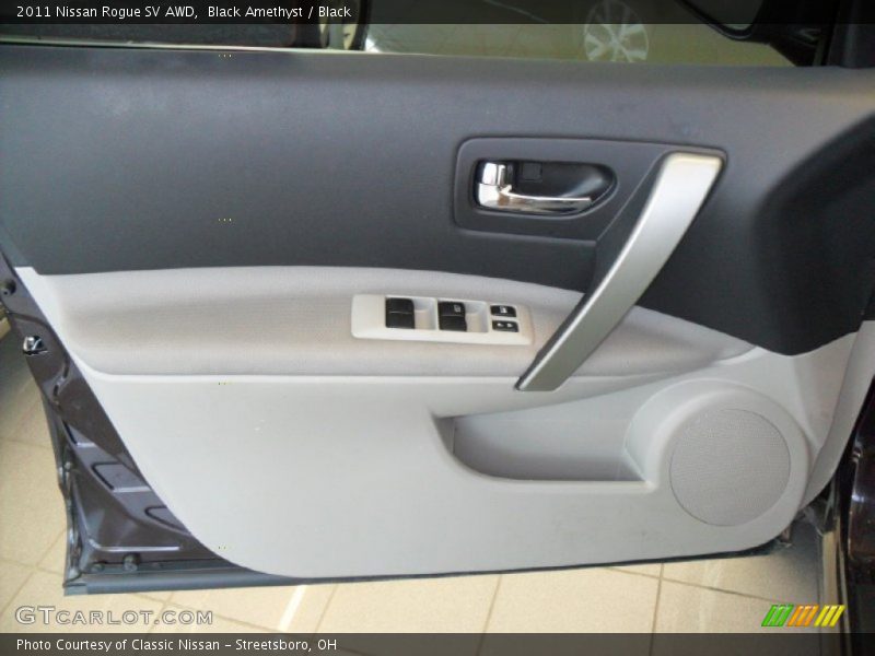 Black Amethyst / Black 2011 Nissan Rogue SV AWD