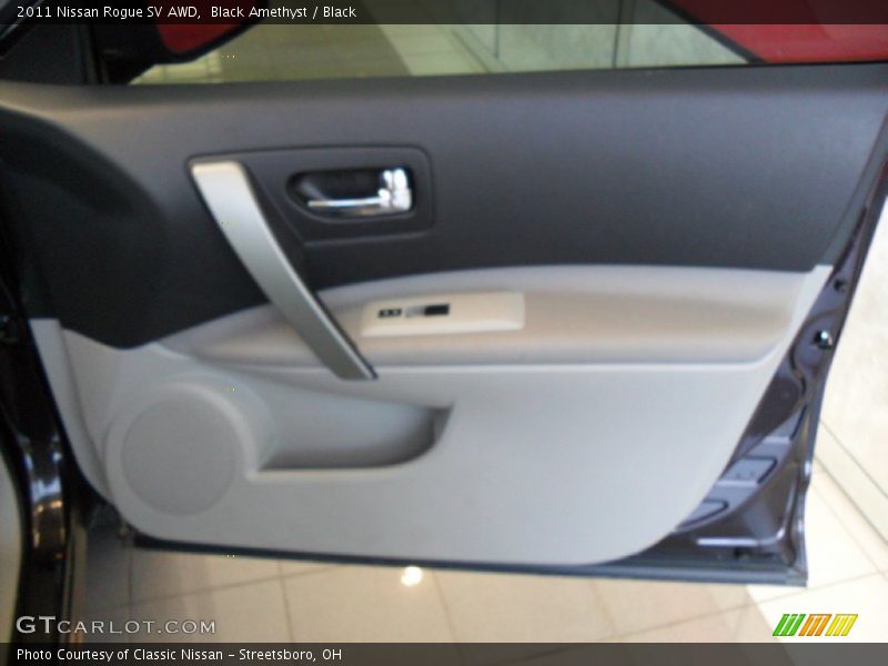 Black Amethyst / Black 2011 Nissan Rogue SV AWD