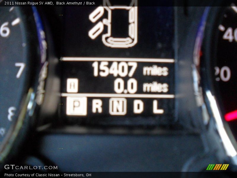 Black Amethyst / Black 2011 Nissan Rogue SV AWD