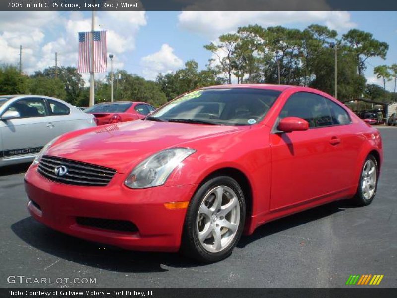 Laser Red / Wheat 2005 Infiniti G 35 Coupe