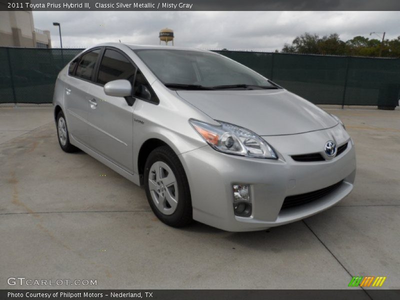 Classic Silver Metallic / Misty Gray 2011 Toyota Prius Hybrid III
