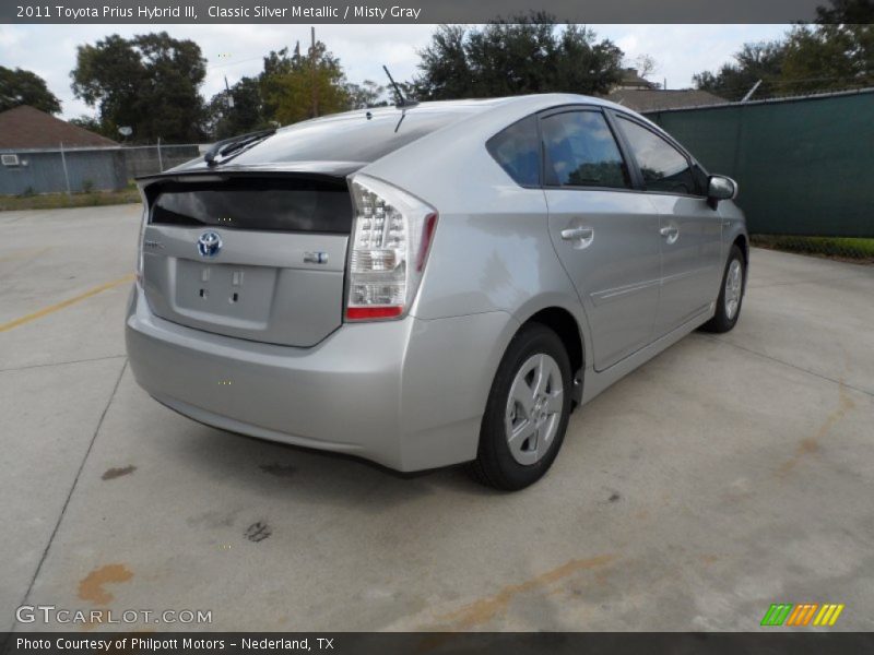 Classic Silver Metallic / Misty Gray 2011 Toyota Prius Hybrid III