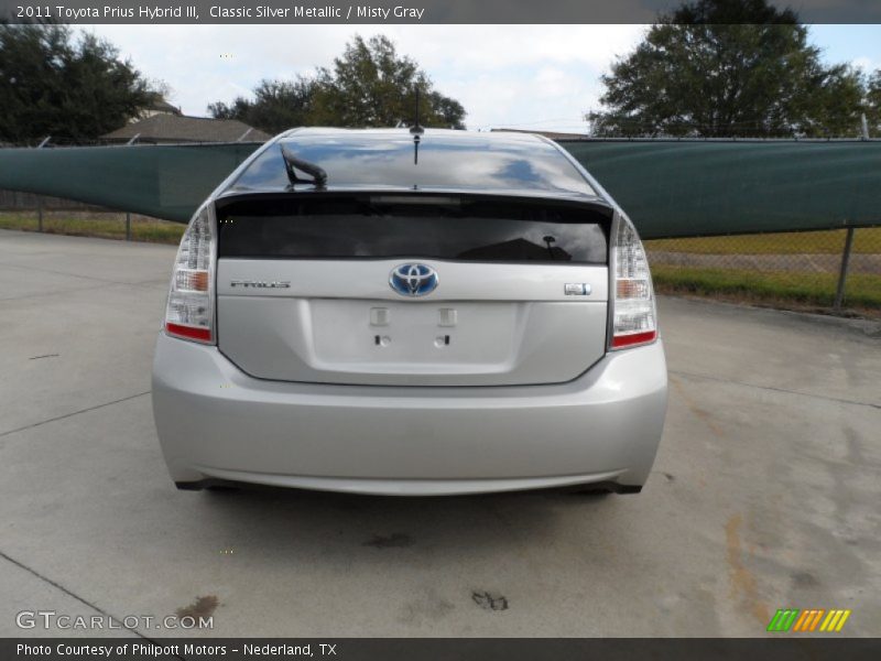 Classic Silver Metallic / Misty Gray 2011 Toyota Prius Hybrid III