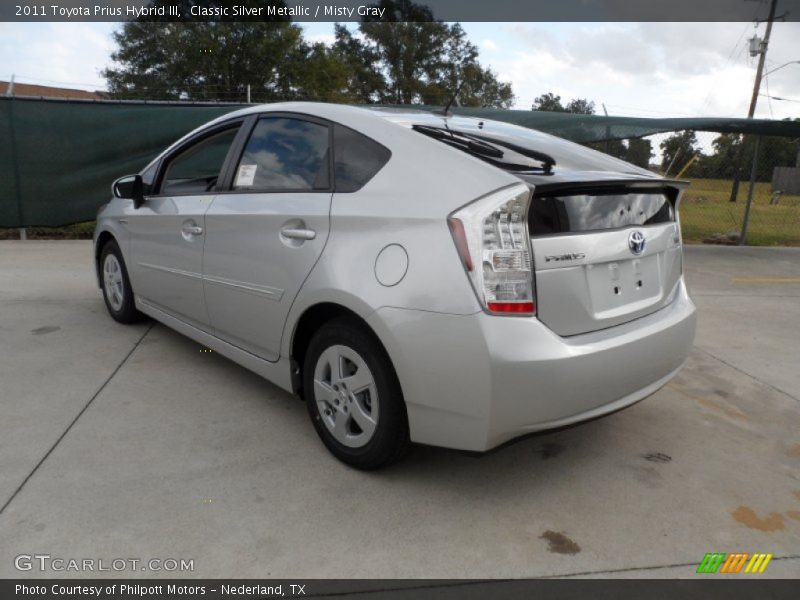 Classic Silver Metallic / Misty Gray 2011 Toyota Prius Hybrid III