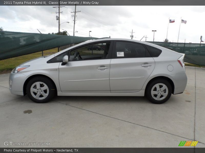 Classic Silver Metallic / Misty Gray 2011 Toyota Prius Hybrid III