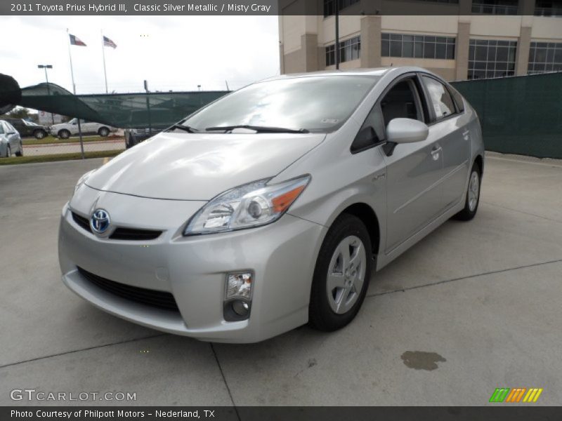 Classic Silver Metallic / Misty Gray 2011 Toyota Prius Hybrid III