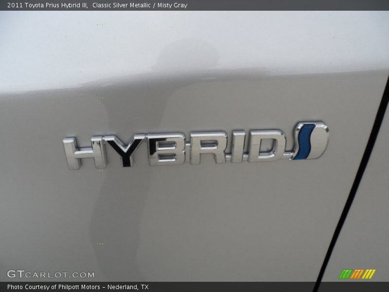 Classic Silver Metallic / Misty Gray 2011 Toyota Prius Hybrid III