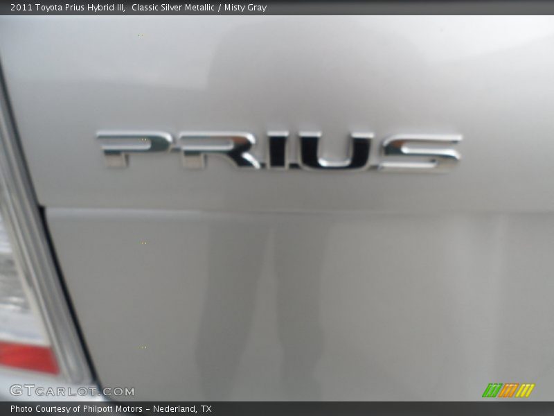 Classic Silver Metallic / Misty Gray 2011 Toyota Prius Hybrid III