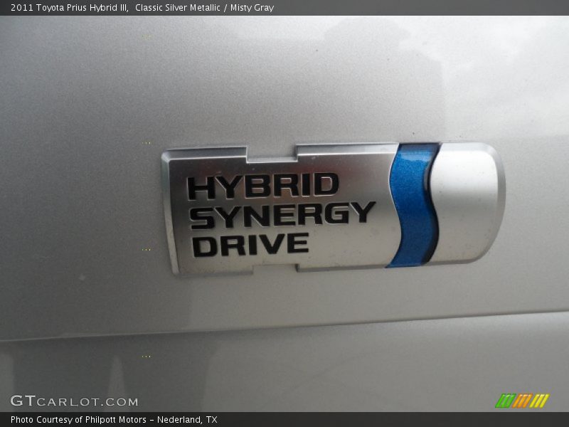 Classic Silver Metallic / Misty Gray 2011 Toyota Prius Hybrid III