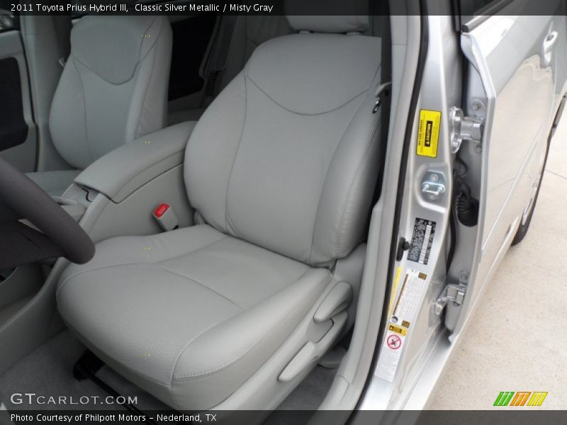 Classic Silver Metallic / Misty Gray 2011 Toyota Prius Hybrid III
